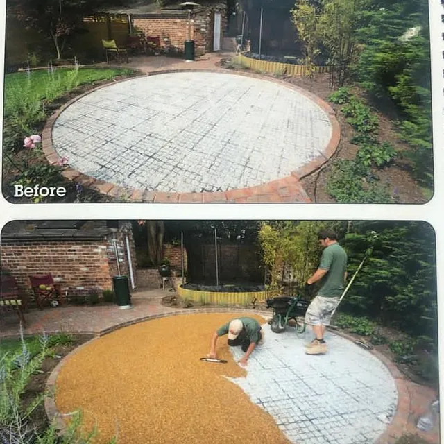 Resin bound paving