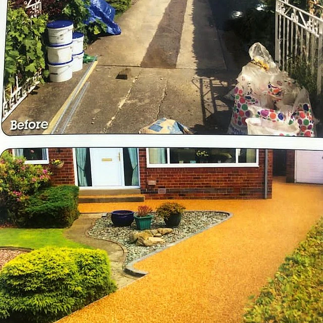 Resin bound paving